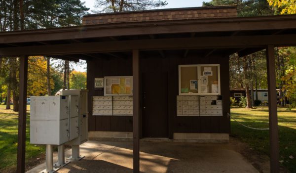 Whispering Pines Aspire Communities Mailboxes and Bulletin Board