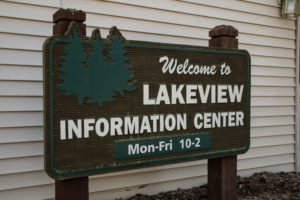 Lakeview Village Aspire Communities Information Center Sign