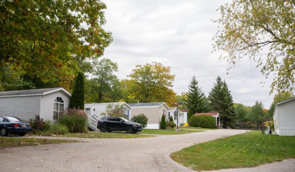 Harbor Springs Estates Aspire Communities Street Lined with Houses