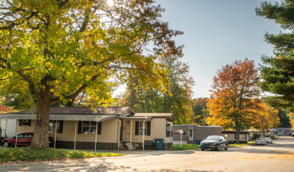 Woodland Estates Aspire Communities Row of Homes