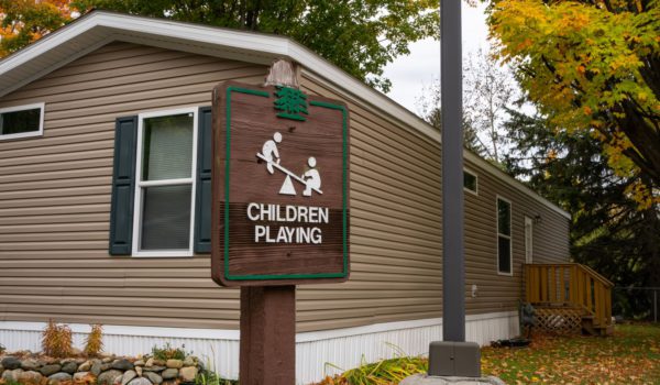 Harbor Springs Estates Aspire Communities Children Playing Sign