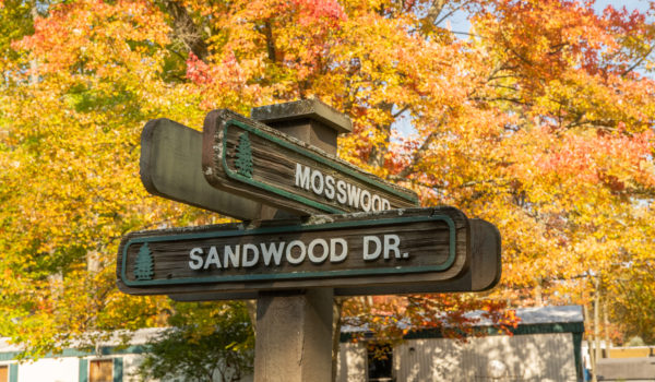 Woodland Estates Aspire Communities Street Signs