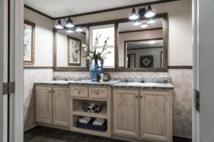 Master Bathroom with Modern Double Vanity