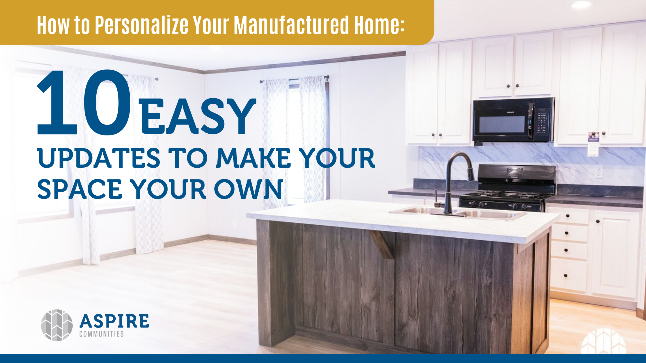 How to personalize your manufactured home